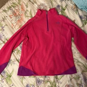 Kids the north face half zip